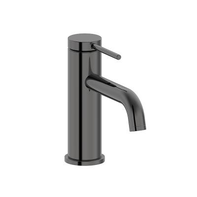Black chrome basin tap
